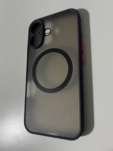 iPhone 16 Hülle Schwarz Stoßfest Klar mit Kameraschutz Case - Bild 1 von 1