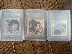 One-piece Wafer Seals All Types Parallel Seals Rare Luffy Gear Fourth Used - Picture 1 of 2