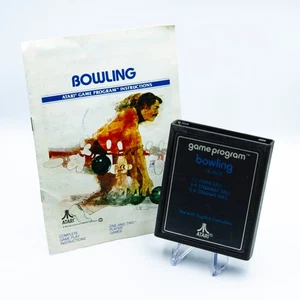 Bowling Atari 2600 | Cartridge & Manual Only | Text Variant | Tested & Working - Picture 1 of 3
