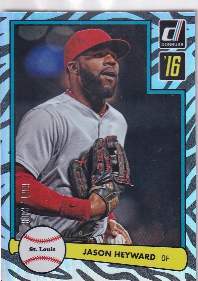 JASON HEYWARD/199 DONRUSS 1982 DISEÑO HOLOVIEW CARDINALS #D82-35 2016 PANINI Foto 1 de 1