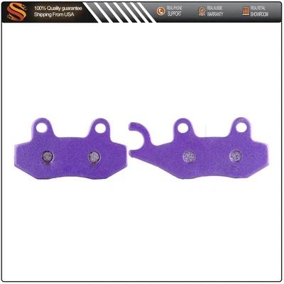 Fr Right Carbon fiber Brake Pads for 2001-2009 Kawasaki Eliminator 125 BN125A - Изображение 1 из 4