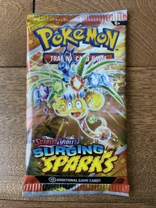 🔥 Pokemon TCG: Scarlet & Violet Surging Sparks Booster Pack - Picture 1 of 2