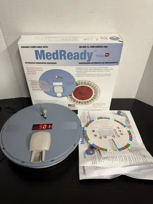 MedReady 1700FL Automated Medication Pill Dispenser Key Locking Door Open box - Image 1 of 4