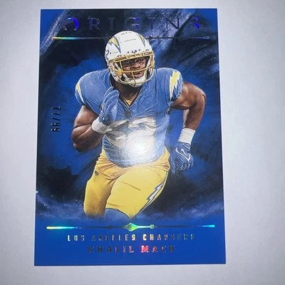 KHALIL MACK 2024 ORIGINS FOOTBALL BLUE CHARGERS /99  - Image 1 of 2