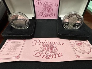 Princess Diana 1 oz 999 fine silver commemorative medallion limited edition - Picture 1 of 9