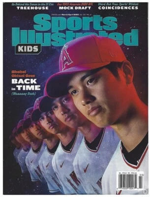 March 2020 Sports Illustrated Kids Shohei Ohtani Binnington Te'a Shiffrin Sheet! - Imagem 1 de 4