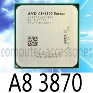 AMD A8-3870 3GHz 4M K10 APUA8 Socket FM1 CPU Processor - Picture 1 of 1