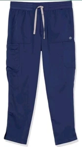Wonderwink Pro Womens 2XL Slim Leg Cargo Scrub Pant Navy Blue NWT - Picture 1 of 4