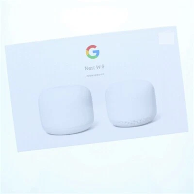 Google Nest Wi-Fi Router And Point - Image 1 of 4