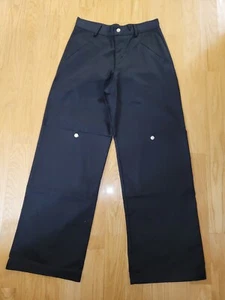 NEW Spencer Badu Men's Black Cargo Chino Wide Pants Size M - Picture 1 of 13
