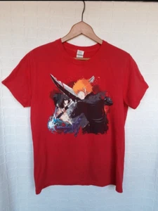 Gildan Anime Manga Red Printed T-shirt Size M - Picture 1 of 5