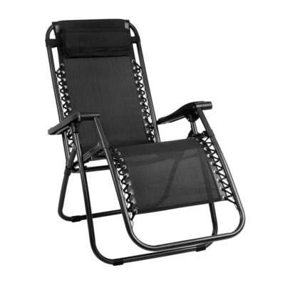 Comfy Portable Black Recliner Chair - image 1 of 4