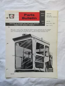 Folleto de servicio White Combine Ansel 1966 cabina - Imagen 1 de 4