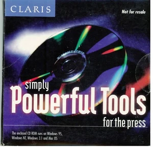 ITHistory (1997) APPLE & IBM PC Software: CLARIS POWERFUL TOOLS FOR THE PRESS CD - Picture 1 of 5