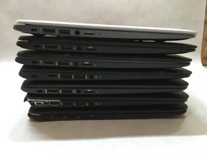 Lot of 7 HP 14" Chromebooks Various Issues Missing Components For Parts- FT - Picture 1 of 9