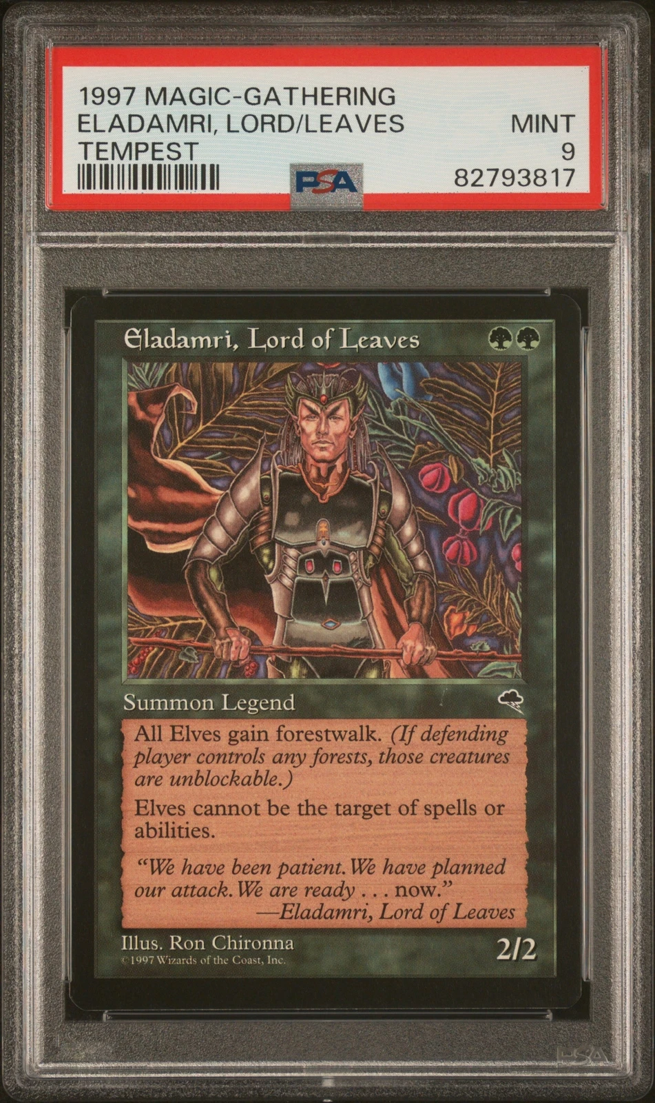 Eladamri, Lord of Leaves 1997 Tempest Base Price Guide