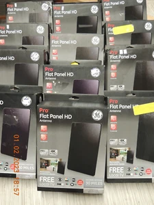 ESTATE LOT OF 12 GENERAL ELECTRIC FULLHD/4K FLAT PANEL HD ANTENNAS - Picture 1 of 4