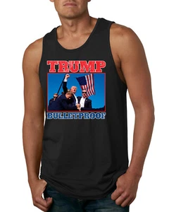 Camiseta sin mangas Trump puño a prueba de balas EE. UU. MAGA intento de asesinato para hombre - Imagen 1 de 7
