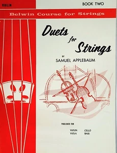 Duets for Strings, Book 2 VIOLIN by Applebaum - Picture 1 of 5