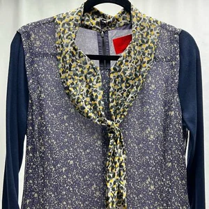 Z Sport Zac Posen New York Silk Dress Modal Cotton Blend Vintage Size X Large - Picture 1 of 10