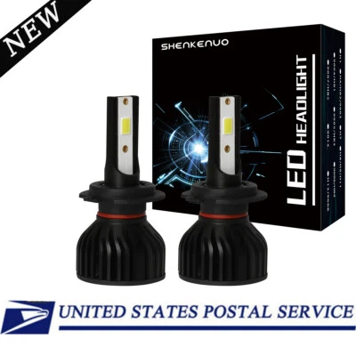 For Mercedes-Benz GLE350 2016-2018 H7 LED Headlight High Low Beam Bulbs - Image 1 of 4