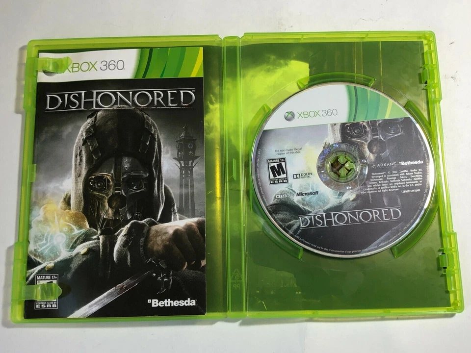 Dishonored Microsoft Xbox 360 Complete CIB TESTED WORKING - Image 1 of 1