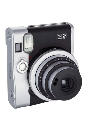 Fujifilm Instax Mini90 Neo Classic Instant analog Camera Black with case - Image 1 of 4