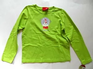 Girls Long Sleeve, Light Green, "Shake it!" Tee, Size: L (10/12) () - Picture 1 of 2