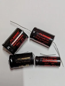 Mundorf ECap100-82 RAW 82μF/100V Bipolar Elko Rau Audio Coupling 270500-0007 - Picture 1 of 7