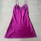 VAL MODE Wendy Ann Vintage Pink PolyesterNightgown Lingerie Chemise Slip Gown XS