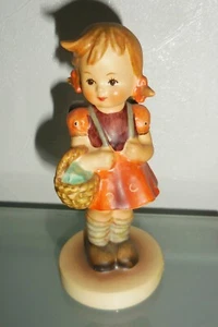 VINTAGE GOEBEL DEUTSCHE HUMMEL FIGUR "SCHULMÄDCHEN" BUNTES DESIGN - Bild 1 von 5