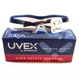 Gafas de seguridad resistentes a arañazos Uvex VersaPro SX0154 medio marco negro/azul - Imagen 1 de 6