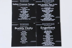 Karaoke Backstage CD+G Buddy Holly,Engelbert,Italian Songs,Neil,Paul Anka Gene - Picture 1 of 1