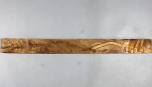 Cuello de guitarra en blanco rizado barky madera de arce Luthier Supply 31.2"x3"x1.1" - Imagen 1 de 5