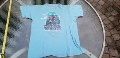 1977 ORIGINAL HOLY GRAIL Vintage Star Wars Authentic Tee Shirt X Wing darth vada - Image 1 of 4