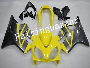 Fit for 2004-2007 CBR600 F4i Yellow Silvery Gray ABS Injection Mold Fairing Kit - Foto 1 di 6