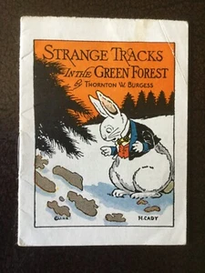 Strange Tracks in the Green Forest, Thornton Burgess, Mini Promo 1922 Mint - Imagen 1 de 7