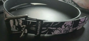 Ceinture Cuir IRON MAIDEN - Eddie Faces - rare taille M - Imagen 1 de 2