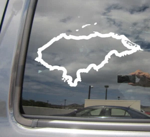 Honduras Country Outline Central America Car Window Vinyl Decal Sticker 07180 - Picture 1 of 2