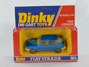VINTAGE DINKY 501 FIAT STRADA DIECAST MODEL CAR 1:43 SCALE - Picture 1 of 9