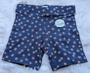 ANKO Girls' Navy Blue Floral Print Shorts – Soft Cotton NWT Everyday Shorts - Picture 1 of 5