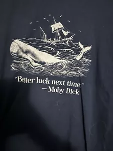 "Besser Glück beim nächsten Mal! - Moby Dick " Grafik Tshirt Kurzarm Rundhals 3XL - Bild 1 von 2