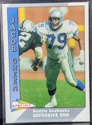 1991 Pacific Jacob Green #478 Seattle Seahawks - Image 1 of 2