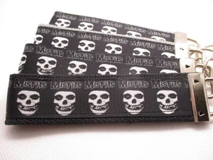The Misfits Band Ribbon on Strong Correas Llavero, Muñequera (Punk Rock Americano) - Imagen 1 de 9