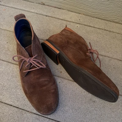 Cole Haan Ogden Stitch Chukka II Boots Muir Suede Men USA 11M Brown Style C26393 - Image 1 of 4