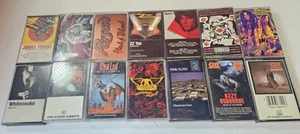 Vintage 80s 90s Cassette Tape Lot Metal Rock Metal Ozzy, The Cure,Pink Flloyd - Picture 1 of 4