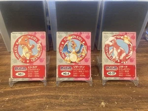 Pokémon Kids Charmander Charmeleon Charizard Set Bandai Pokemon Card Japanese - Picture 1 of 10