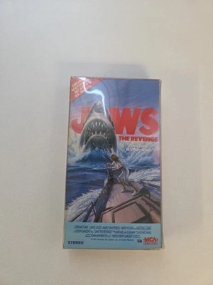 Jaws The Revenge VHS 1987 Video Tape Cult Horror Thriller NOT TESTED - Image 1 of 4
