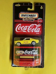 1998 Matchbox Coca Cola 1968 Mustang Cobra Jet Yellow Coke Collectible 🔥A6 - Picture 1 of 12