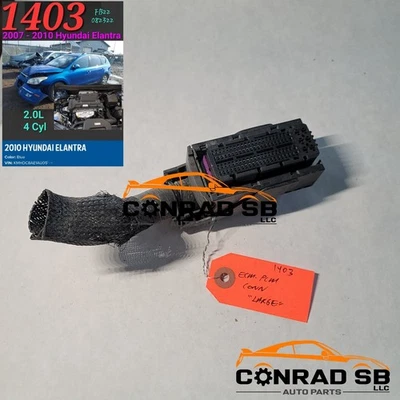 ⭐⭐OEM 2007-2010 HYUNDAI ELANTRA ECM PCM MOTOR ORDENADOR CONECTOR GRANDE⭐⭐ Foto 1 de 2